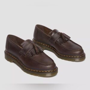 New in Box DR MARTENS ADRIAN CRAZY HORSE LEATHER TASSEL LOAFERS MENS SIZE 11